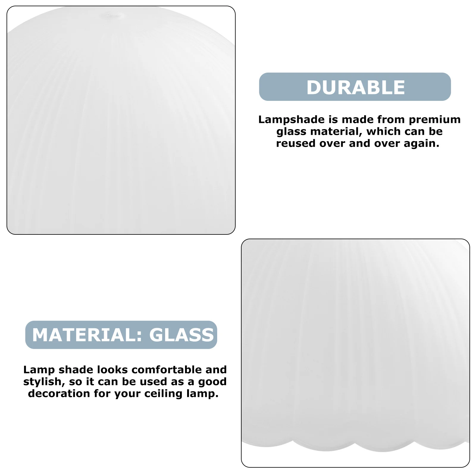 

1Pcs Premium Glass Lamp Shade Frosted Watermelon Texture Round Fit for Bedside Lamp Chandelier Elegant Simple Light Cover