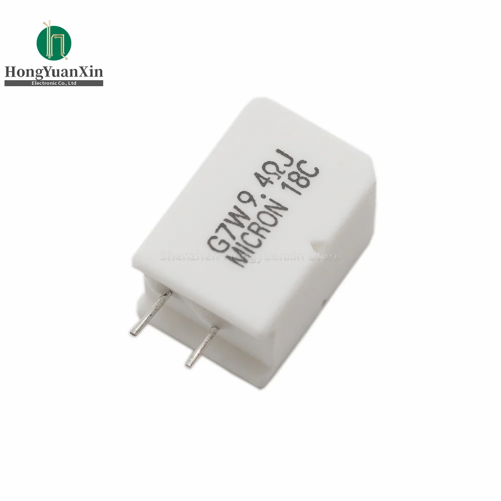 

5Pcs/Lot G7W9.4ΩJ ± 5% Metal Plate High-Precision Non Inductive Cement Resistor 9.4ohm 9.4R