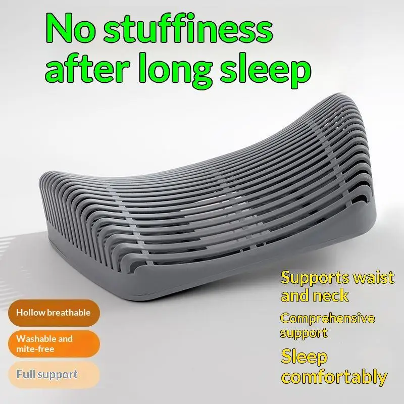 Portable Sleep Pillow Neck Back Support Cushion Washable Waterproof Summer Nap Dormitory Sleep Aid