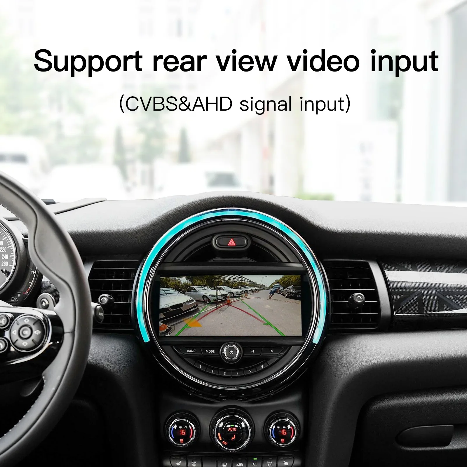 Kabelloses CarPlay Android Auto für Mini R55 R56 R57 R58 R59 R60 R61 F54 F55 Clubman Countryman Hardtop John Cooper F56 F57 – Detail 6