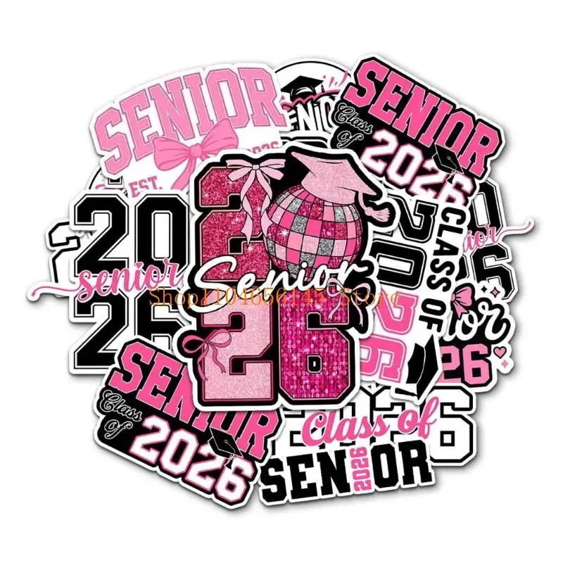 5asd Senior Year 2026 Stickers Pack High Quality PVC Decals For Unique Gift Thoughts