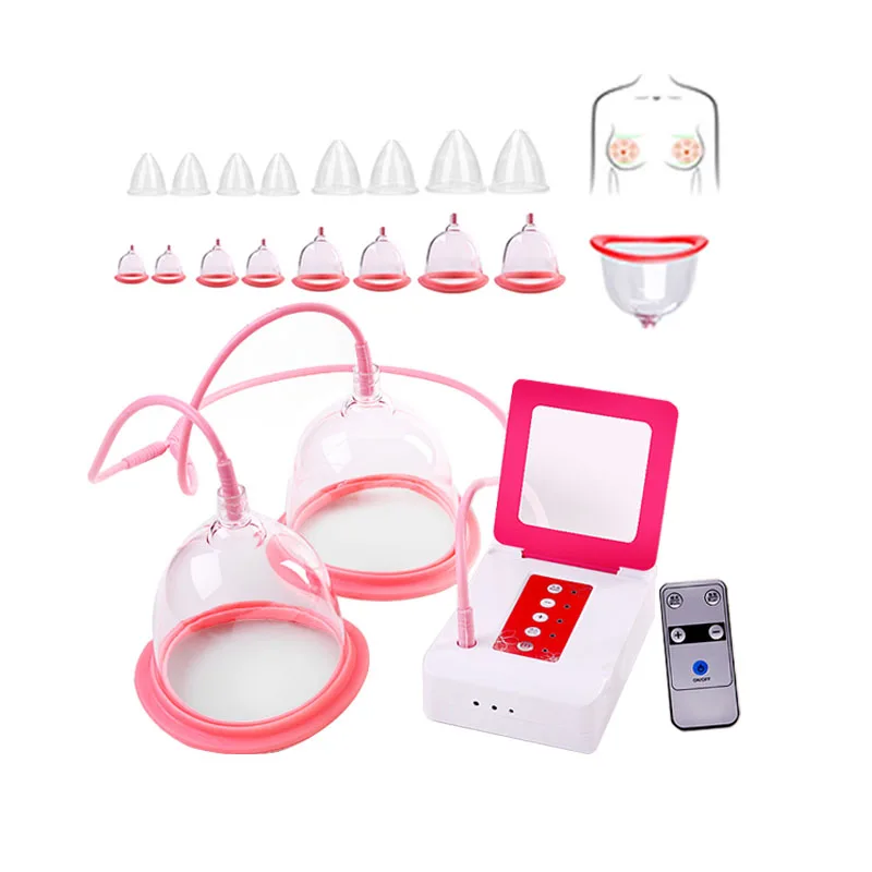 Electric Chest Massage Machine Vacuum Suction Breast Enlargement Device Buttock Firm lifting Cupping Butt Enhancer Pump Cup