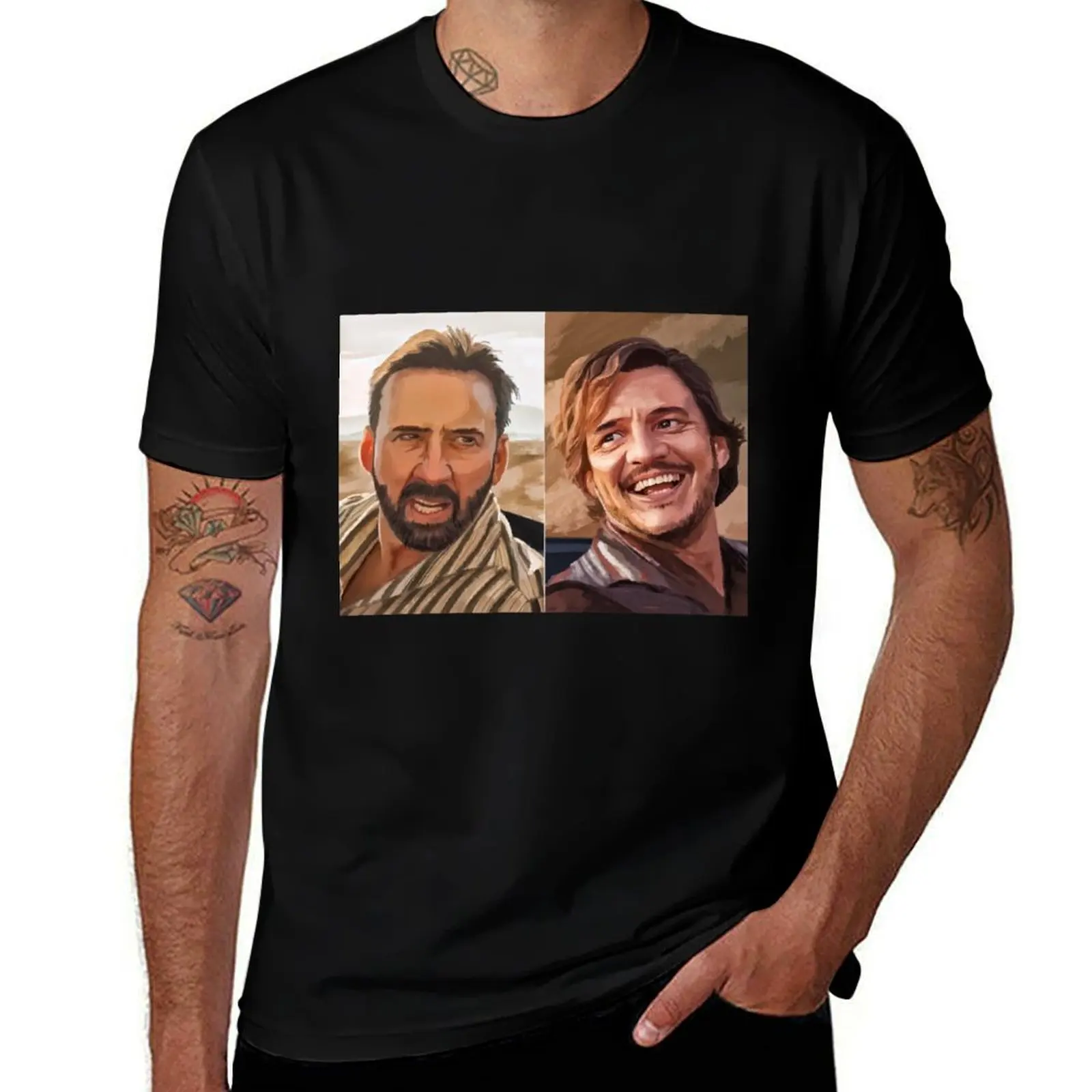 

Nicolas Looking At Pedro Meme T-Shirt t shirt for man 100 percent cotton man t shirts for men man t shirt graphic T-shirt