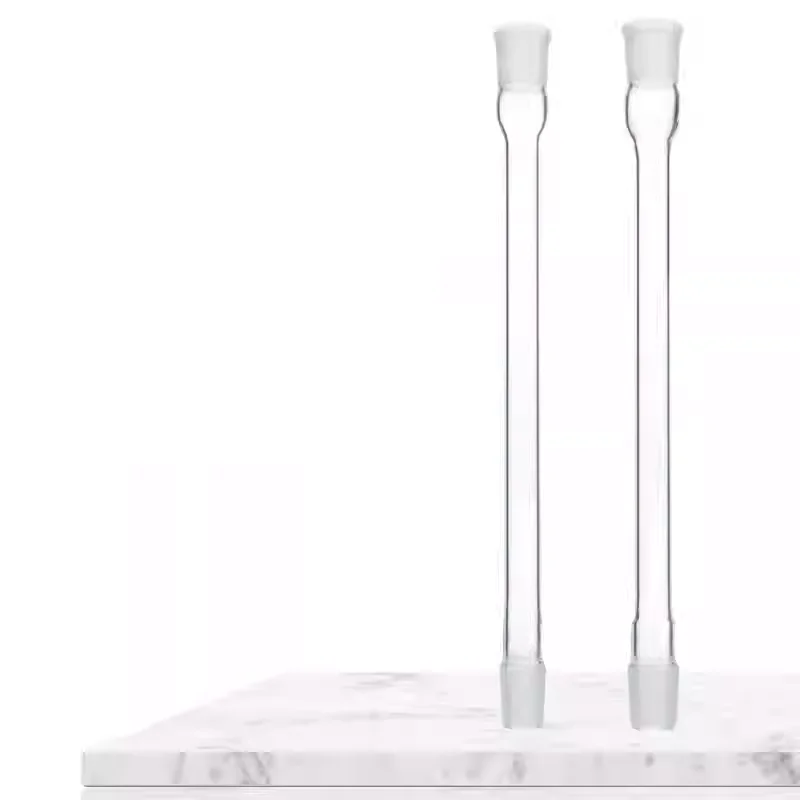 Quartz air-cooled condenser tube, standard mouth, borosilicate glass condenser tube, high temperature resistant