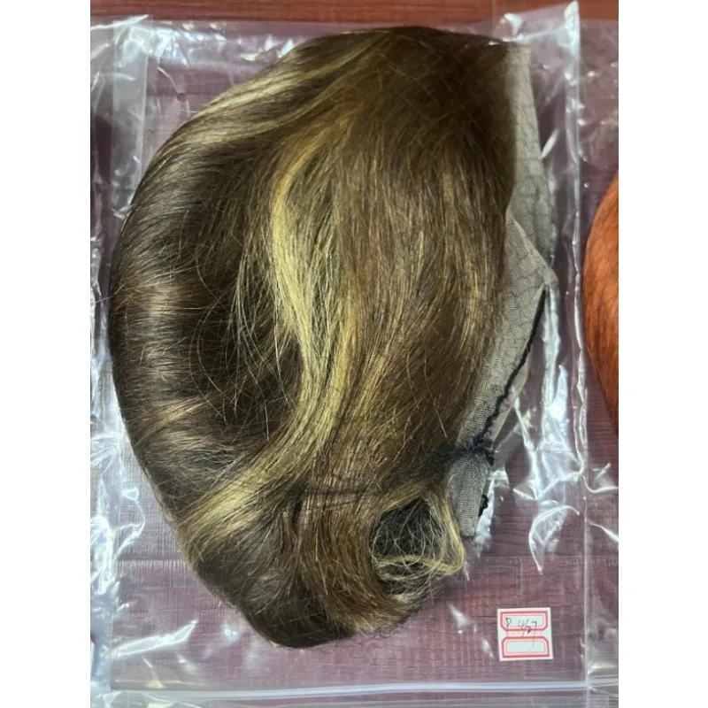 8 Zoll 12A Echthaar 13x4 Lace Frontal Perücke aus Virgin Remy Echthaar, von Ohr zu Ohr, Pixie Cut, kurze, glatte Perücke für den täglichen Gebrauch von Frauen. – Detail 15