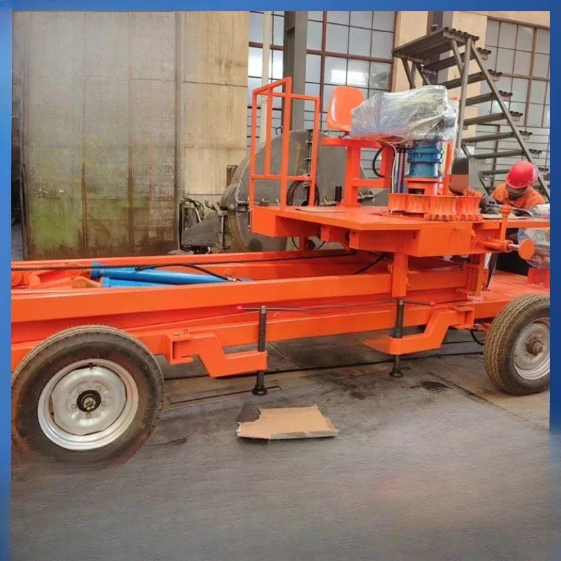 Beam field rubber tube pulling machine T beam reinforced piercing and pulling machine A pulling machine that pulls two at a time