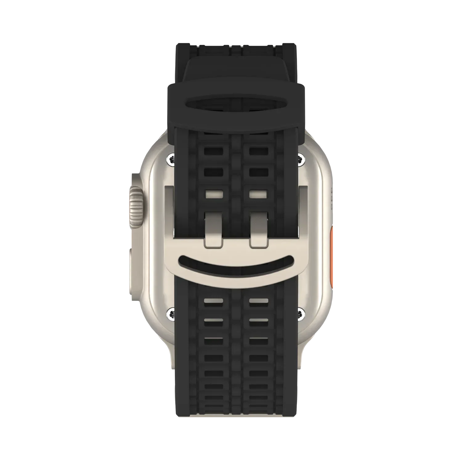 Siliconen Band Voor Apple Horlogeband 42Mm 46Mm 44Mm 45Mm 49Mm Ultra Mech Ademende Armband Voor Iwatch Serie 10 9 8 7 6 5 4 Se