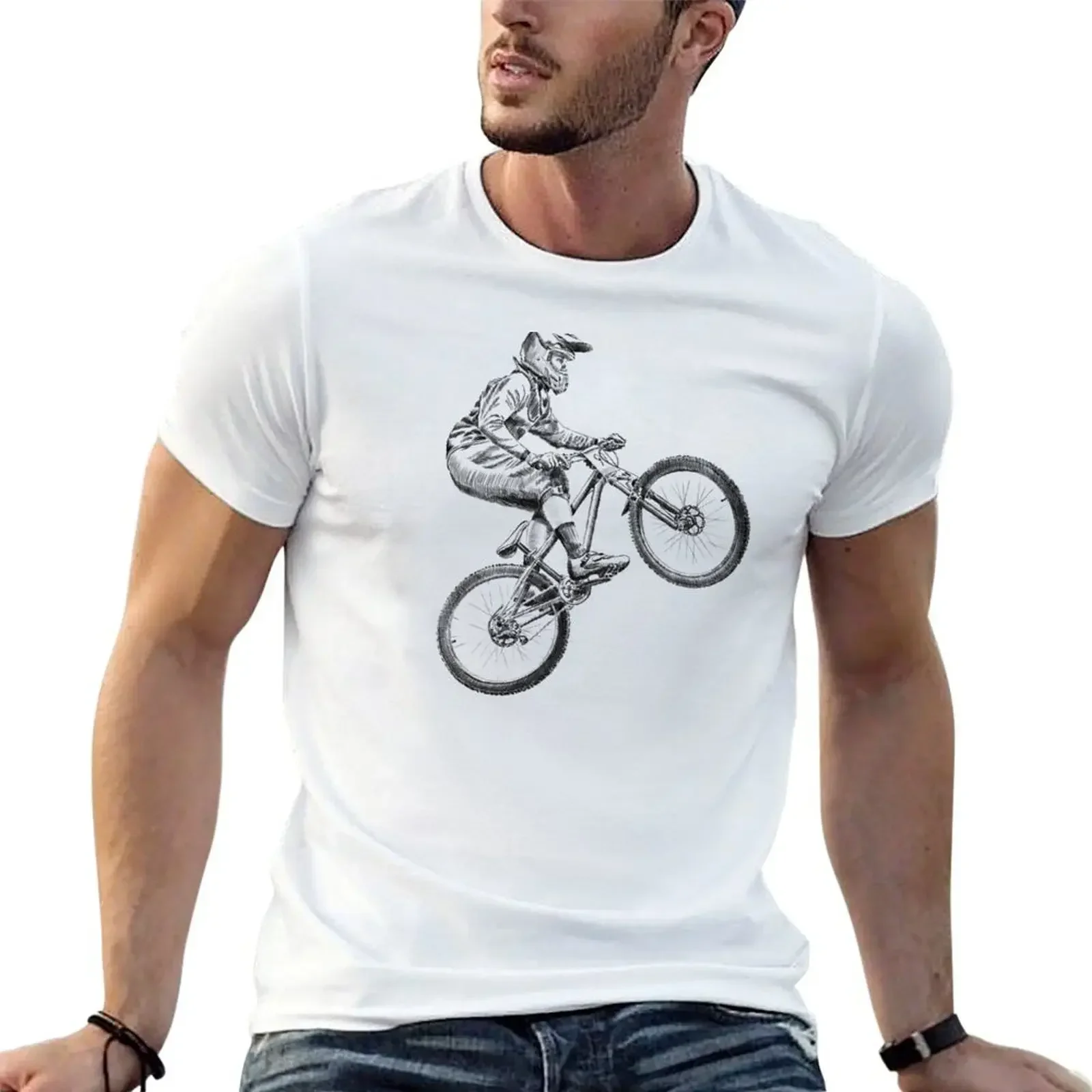 

BMX T-Shirt animal prinfor boys oversizeds graphic t shirt vintage black t-shirts for men