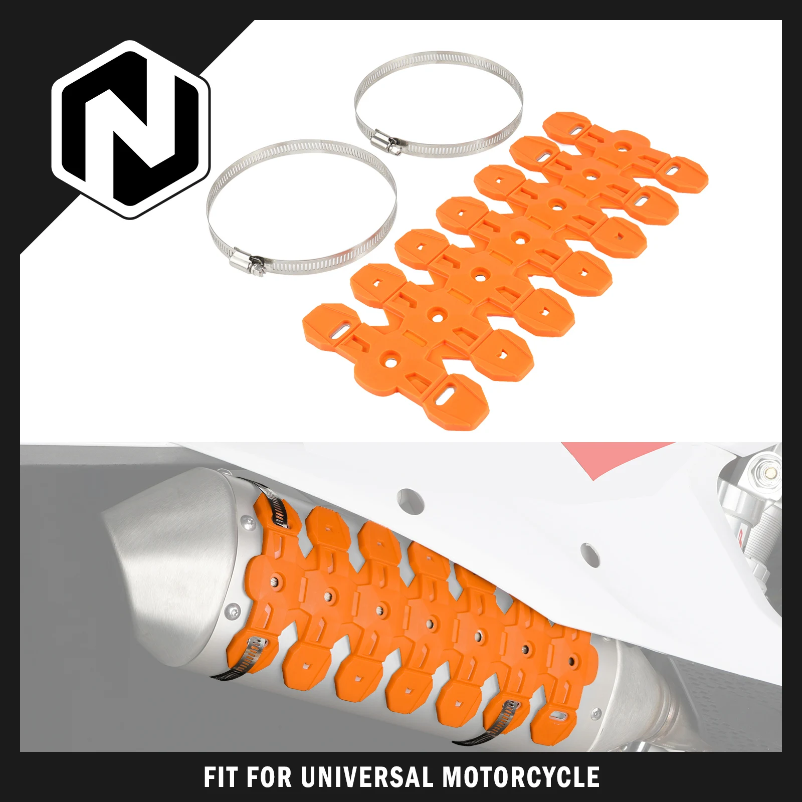 

For KTM EXC 300 EXCF 350 SXF 450 For Husqvarna TE 300 FE 250 450 For GasGas EC 300 Exhaust Muffler Protector Heat Shield Cover