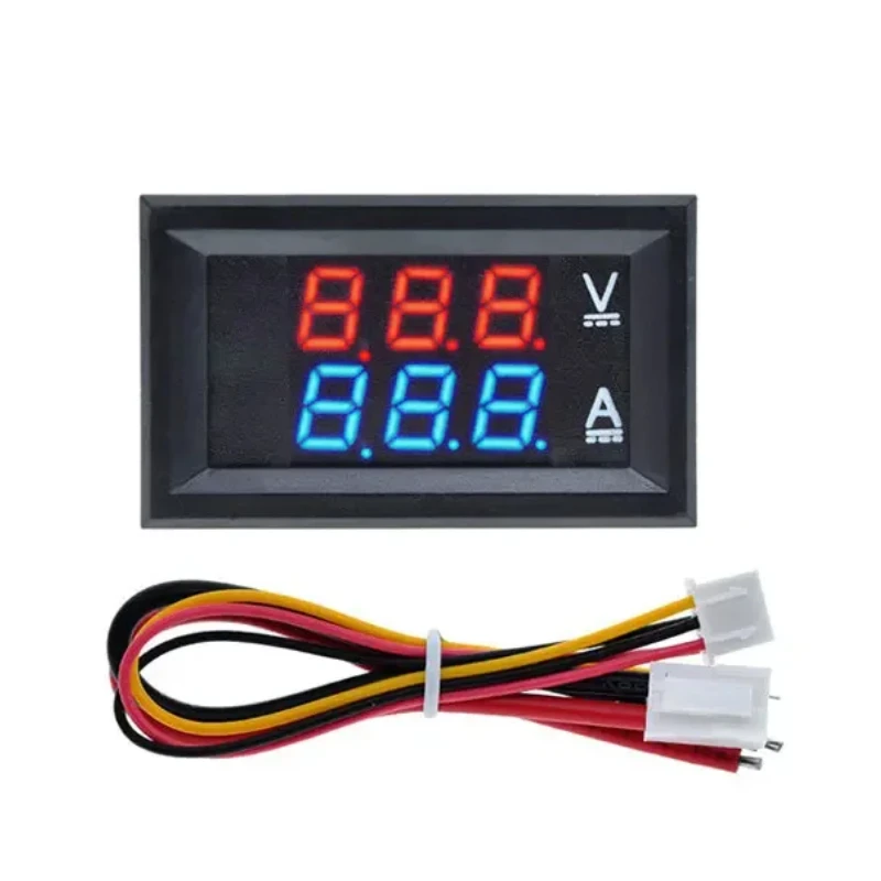 DC 0-100V 10A Digital Voltmeter Ammeter Dual Display Voltage Detector Current Meter Panel Amp Volt Gauge 0.28\