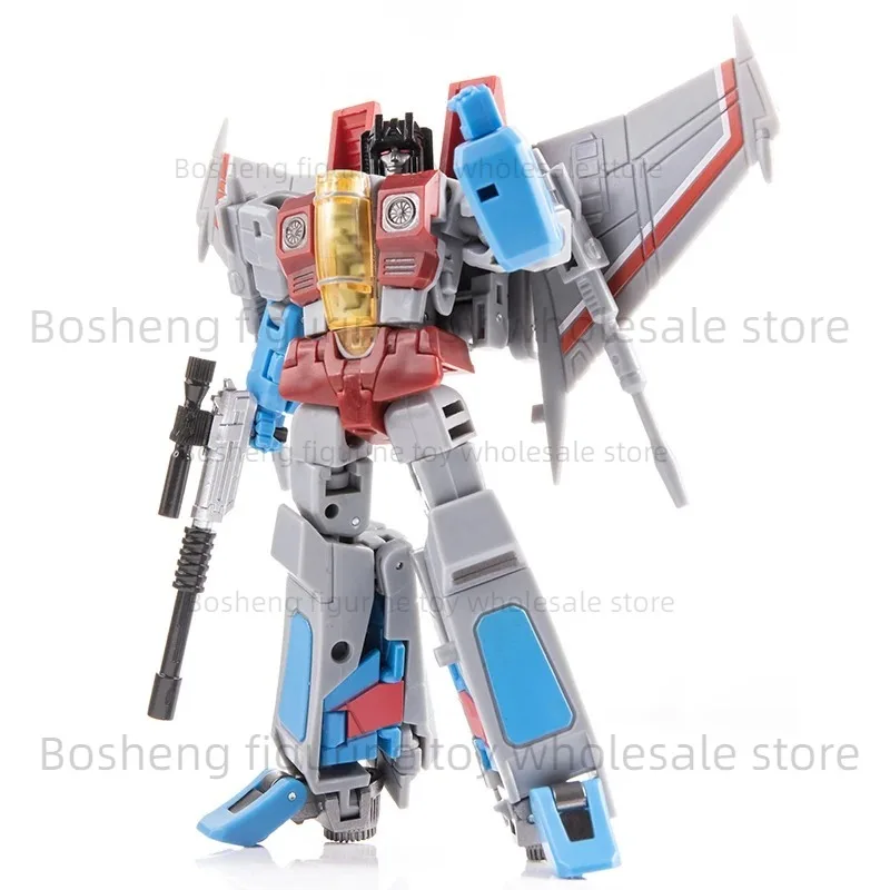 

Transformed Toys JINBAO FG04 FG-04 Red Spider False Eperor Air Craft with Stand and Cape Crown Small Scale G1 Action Figure Toys