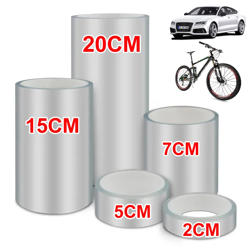 Transparent Bicycle Stickers Tape 3M 5M 10M Bike Frame Protector Cycling Tape Film Invisible Scratch Resistant Riding Decoration