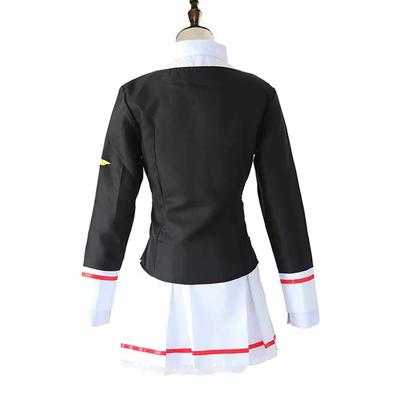 Kinomoto Sakura Cosplay Kostuum Anime Kaart Captor Sakura Vrouwen Girl School Uniform Jas Rok Stropdas Halloween Cosplay Kostuums