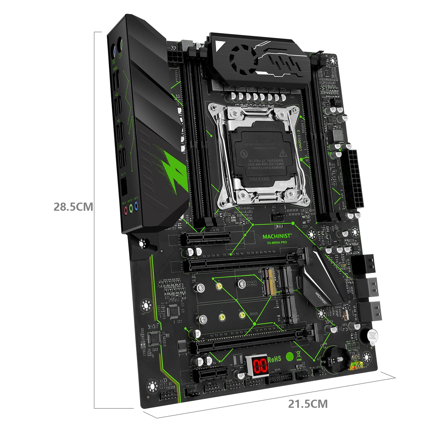 Imagem -03 - Grupo Placa-mãe Mr9a Pro Kit Lga 20113 Processador Cpu Xeon e5 2680 v4 32g 2x16g Memória Ram Ddr4 Ecc Ssd M.2 Atx Machinist-x99