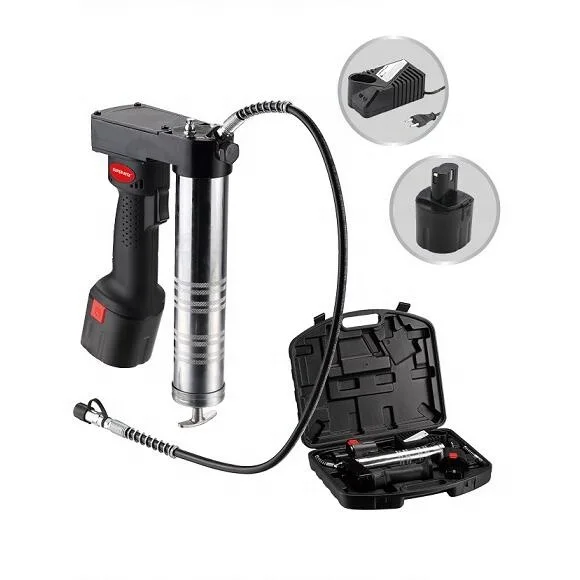 Cordless Grease Pump 14.4V Rechargeable Air Grease by Battery Operated High Pressure Motor Grease Pump