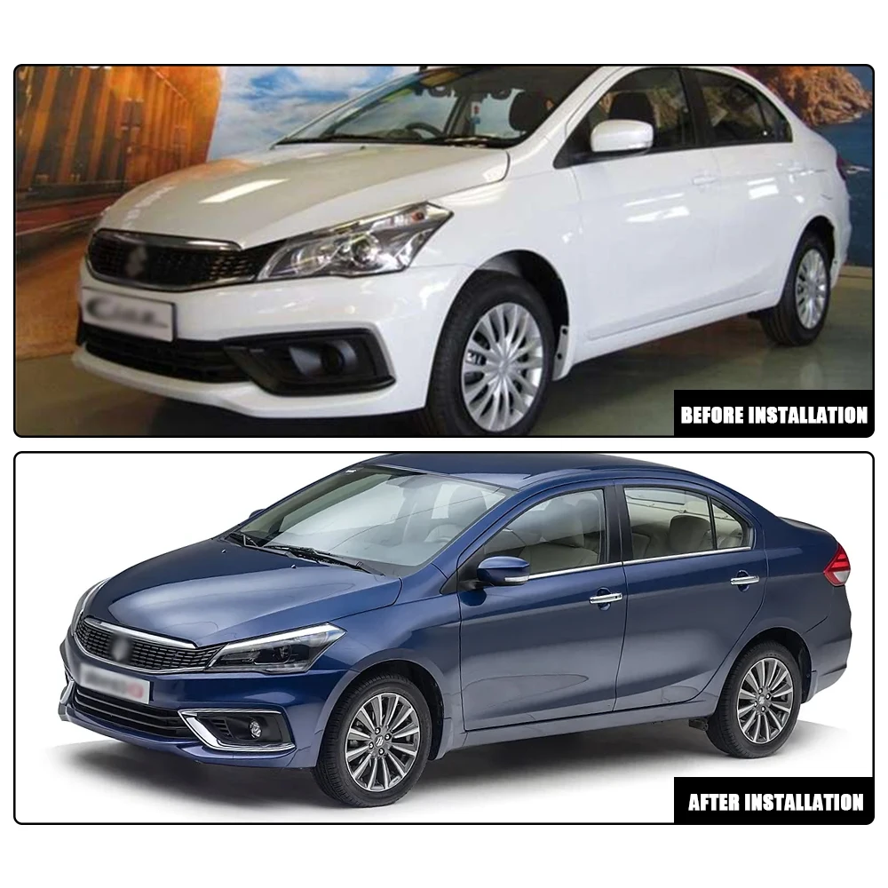 Front Bumper Fog Lamp Upgrade Kit For SUZUKI CIAZ 2018 2019 2020 2021 2022 2023 Version Additional Foglight Set Switch + Wiring - Image 3