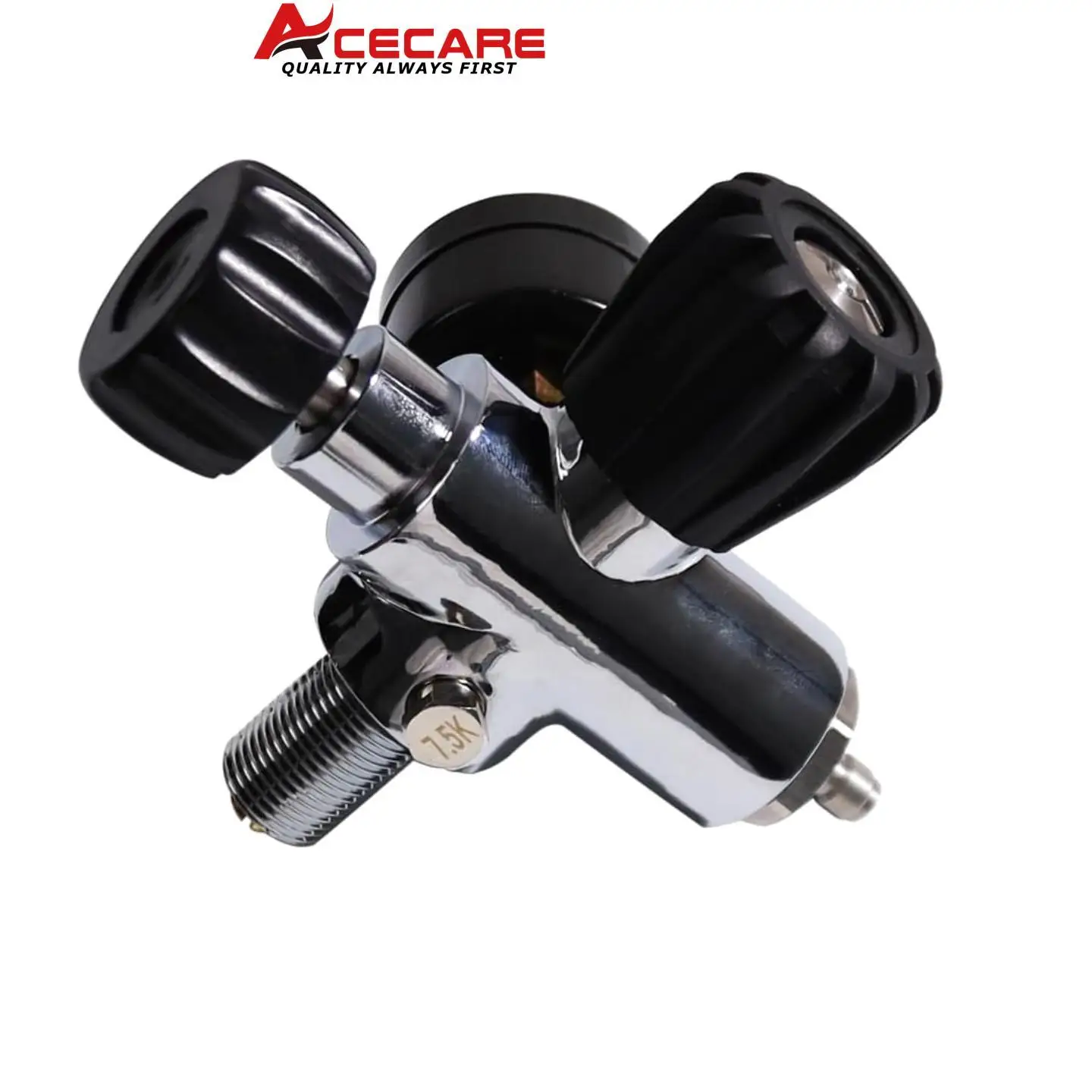 ACECARE 충전 스테이션 HPA 어댑터 실린더, 고압 충전 다이빙 스테이션, 스쿠버 탱크, 300bar, 4500psi, M18x1.5