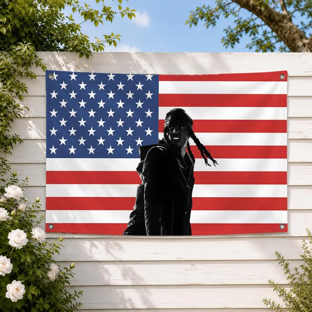 Rapper Playboi Carti Flags decor flag banner,wall hanging flag,indoor outdoor wall decor,yard garden porch patio