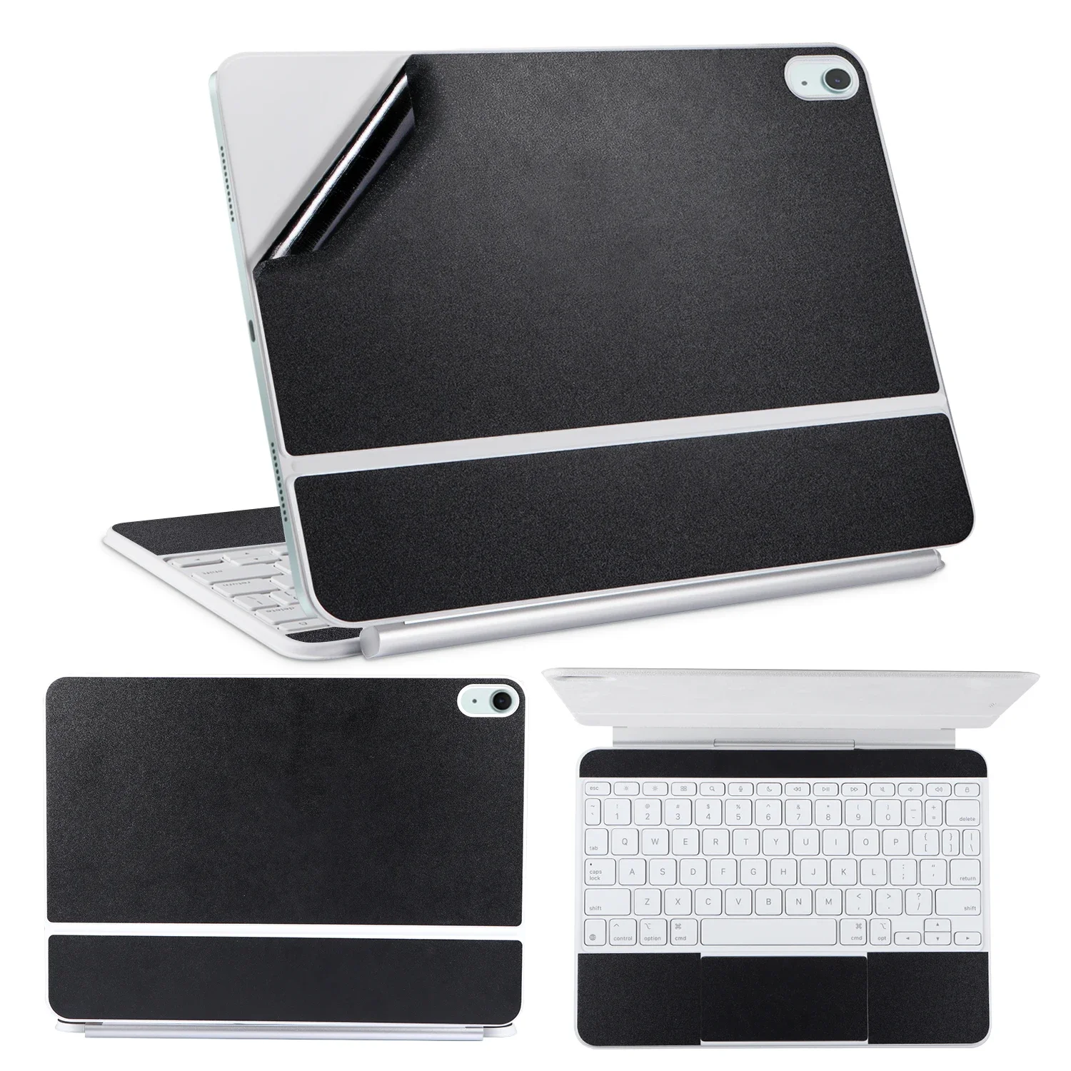 Protective Skin Sticker for 2025 iPad Air M3 11 / 13-inch Magic Keyboard 3-Side ull Coverage Protective Vinyl Decals