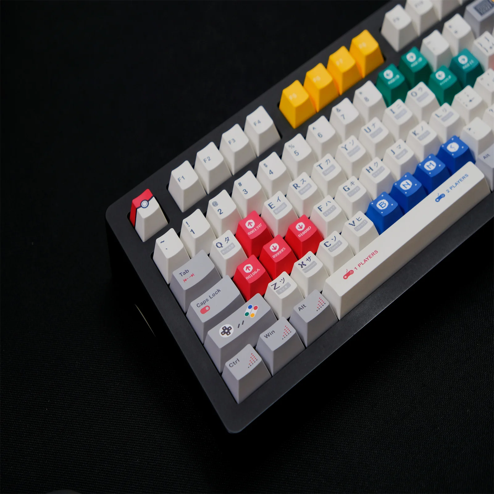 

Retro Gaming Keycaps 151 Keys PBT Material CHERRY Profile DYE-SUB Personalized For CHERRY MX Switch Mechanical Keyboard
