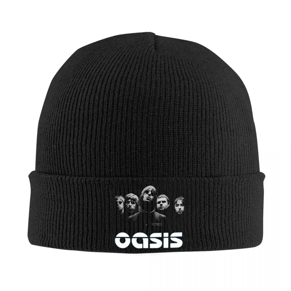 Definitely Maybe Rock Band Albums Hats Autumn Winter Beanie Ski O-Oasis Cap Unisex Bonnet