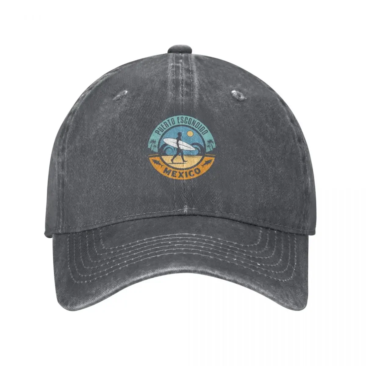 

Puerto Escondido, Mexico Baseball Cap Luxury Brand Designer Hat Baseball Men Women's