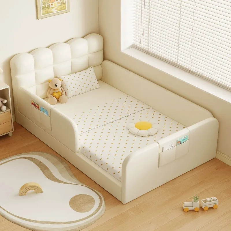 Platform bed, solid wood bed, home bedroom, small unit, solid wood tatami rabbit bed, bed for boys and girls