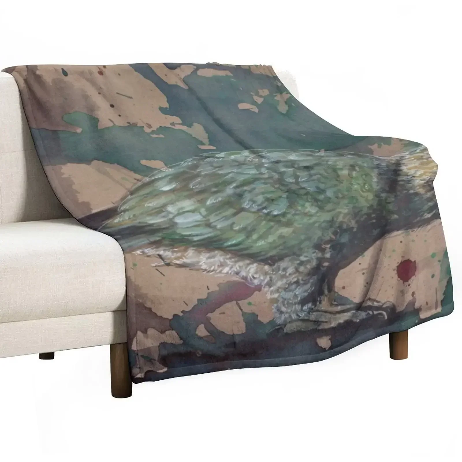 

Kea bird Throw Blanket Summer Cool Breathable Blanket for Sleeping