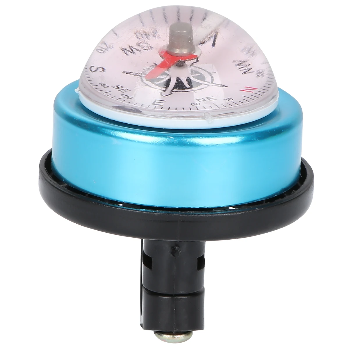 

Sturdy Bicycle Compass Warning Bell Mountain Bike Durable Rainproof Design Easy Install Practical Accessory Blue Color Bike Bell