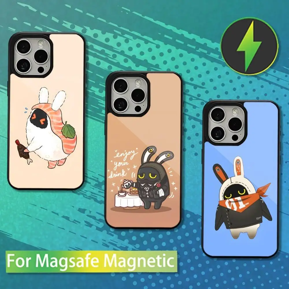 

Z-Zenless Zone Zero Bangboo Case For iPhone 16,17,15,14,13,12,11,Pro,Max,Plus,Mini,Magsafe,Magnetic Wireless Charging Case