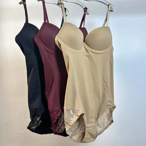 Imagen 2 del producto Naisstoo Body moldeador de corsé para mujer, Body moldeador de cuerpo adelgazante ajustado con Control de barriga y sujetadores