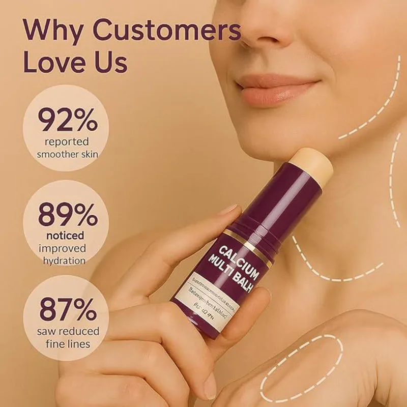كالسيوم حجم متعدد بلسم العناية بالبشرة الكورية عصا الوجه والعين كريم الكولاجين ترطيب عميق المضادة للتجاعيد مناسبة للمكياج المسبق