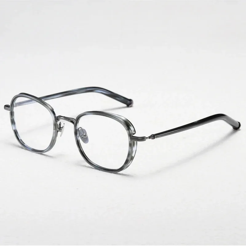 Fashion MATSUDA Same Style M3126 Designer Titanium Acetate Glasses Frame Customizable Spectacle Men Women Chic Eyeglasses Frames