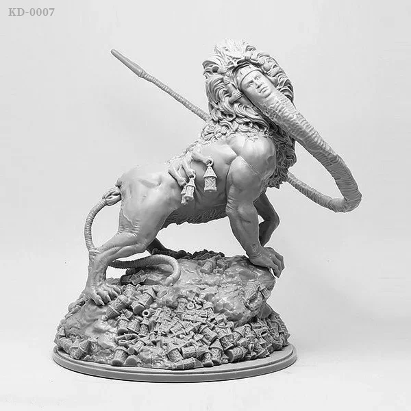 Resin model kits figure colorless and self-assembled KD-0007