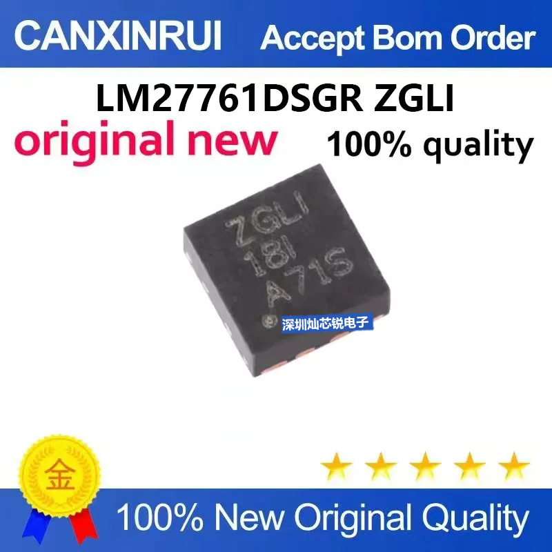 (5-100pieces)Brand new original LM27761DSGR ZGLI QFN package low-noise voltage regulator inverter chip