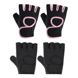 Weightlifting Gloves Women Men Fitness Gym Gloves Half Finger Breathable Non-slip Gel Pad Bodybuilding Training Dumbbells Gloves