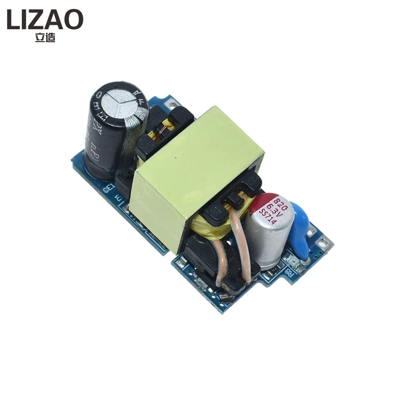 LIZAO AC-DC 110V-220V to 5V 2A Power Supply Module Buck Voltage Regulator Low Ripple Switching Power Board for DIY Projects
