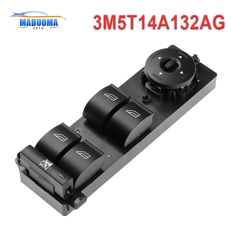 New 3M5T14A132AG 3M5T-14A132-AG For Ford Focus MK2 C-MAX Power Master Window Switch