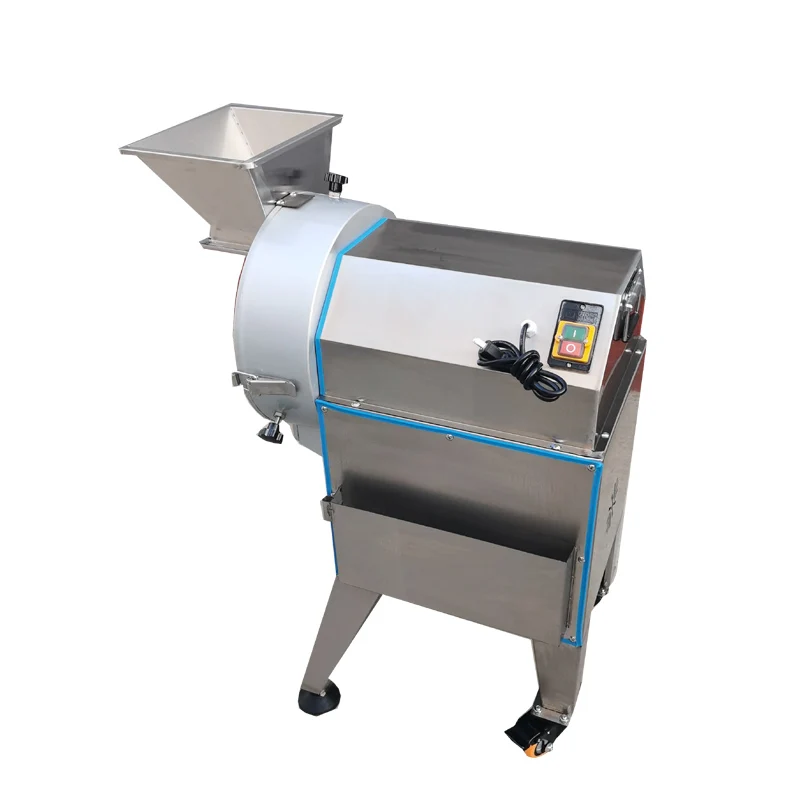 Automatic Vegetable Slicing Shredding Machine For Processing Hard Vegetables Potatoes Cucumbers Carrots Onion Cutting Machine