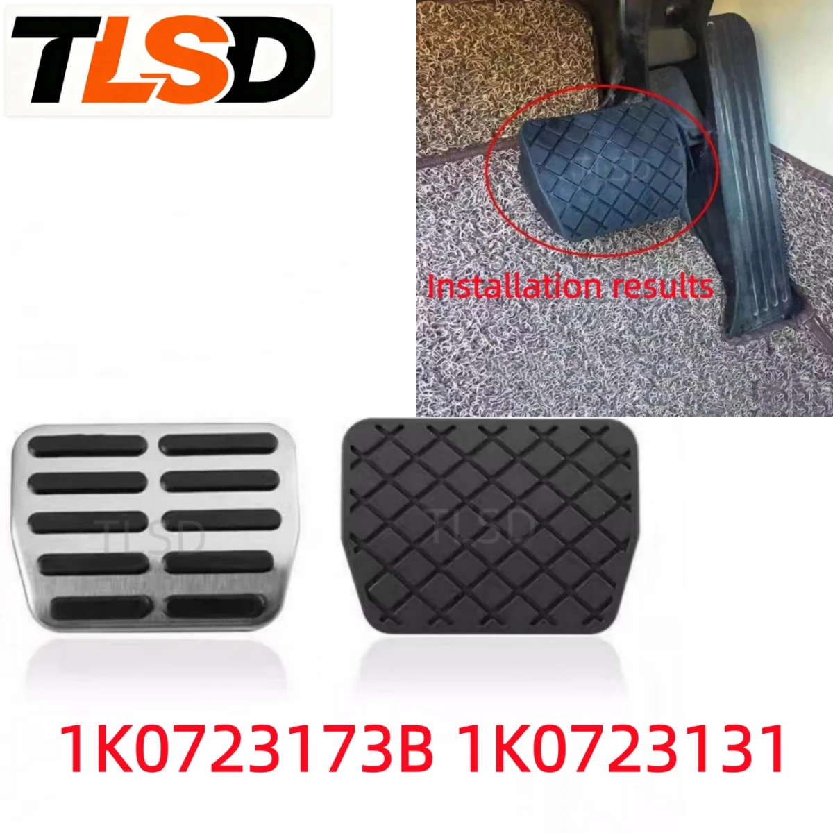 The Cover Is Used for the Foot Brake Lever 1K0723173B 1K0723131. Suitable for Passat, Sharan, Caddy, Scirocco, Cc, Magotan, Beetle, Golf, Plus, Eos, Alhambra, Tiguan, Tt/Tts, Touran, Audi A3, Q3, R8, Skoda, Superb, Yeti, Octavia, Superb