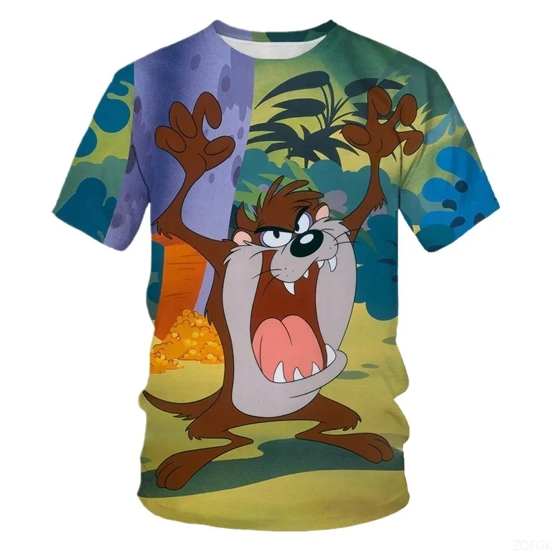 Hochwertiges 3D-Cartoon-T-Shirt für Herren | Hochdichter, personalisierter Druck auf atmungsaktiver Baumwolle für ganztägigen Sommerkomfort – Detail 7