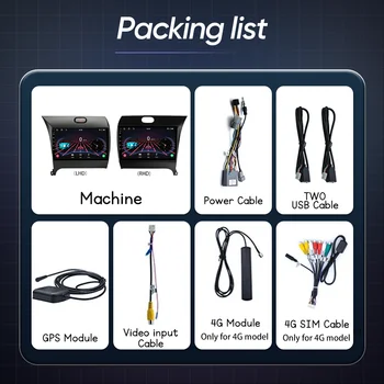 Automobilové rádio s Androidem 14 a GPS navigací pro KIA CERATO FORTE 3 YD tuner 2013 2014 2015 2016 2017, multimediální přehrávač 2DIN, DVD 10 nejlepší prodej YD auto s Androidem - №6