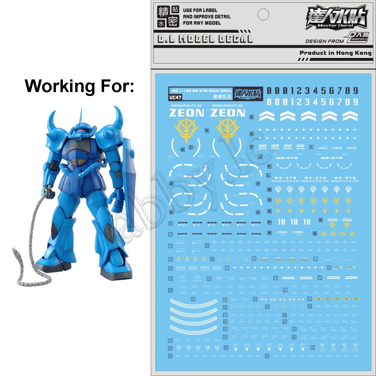 Everything You Need to Know About the Red Gouf Decal Set for MG 1/100 MS-07B Ver. 2.0
