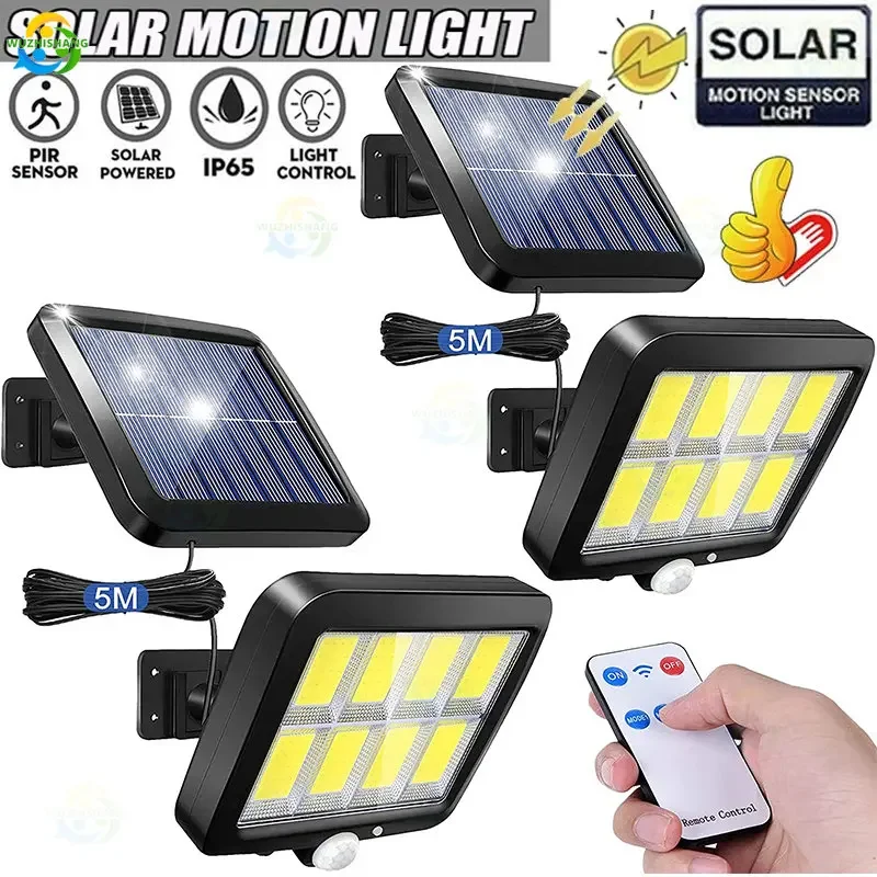 

108LED Solar Split Wall Lamp 3 Mode Waterproof Motion Sensor Garden Street Lights Solar Lamp Garden Security Wall Light