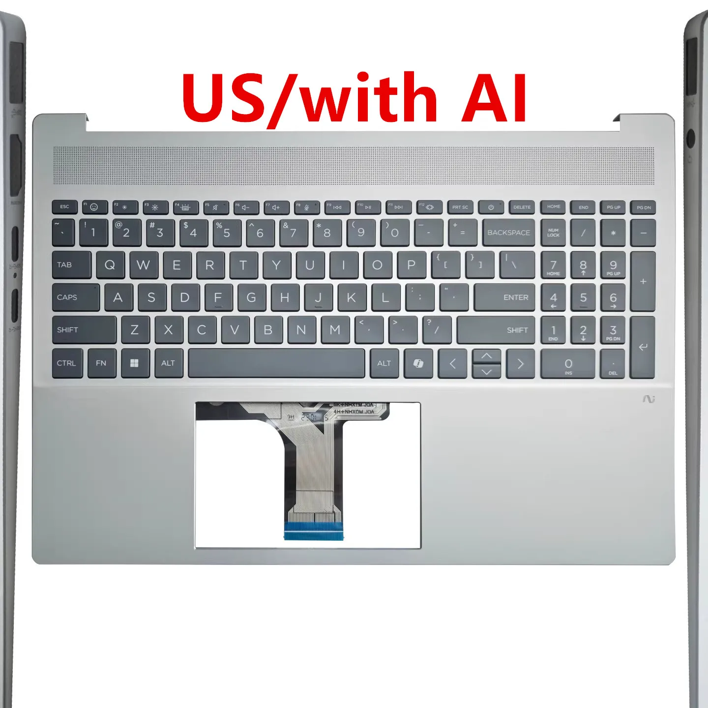 Voor HP OmniBook 5 16-AF 16-AG 16-BC Laptop LCD Back Cover Top Case/Palmsteun Hoofdletters met Backlit SP/US toetsenbord