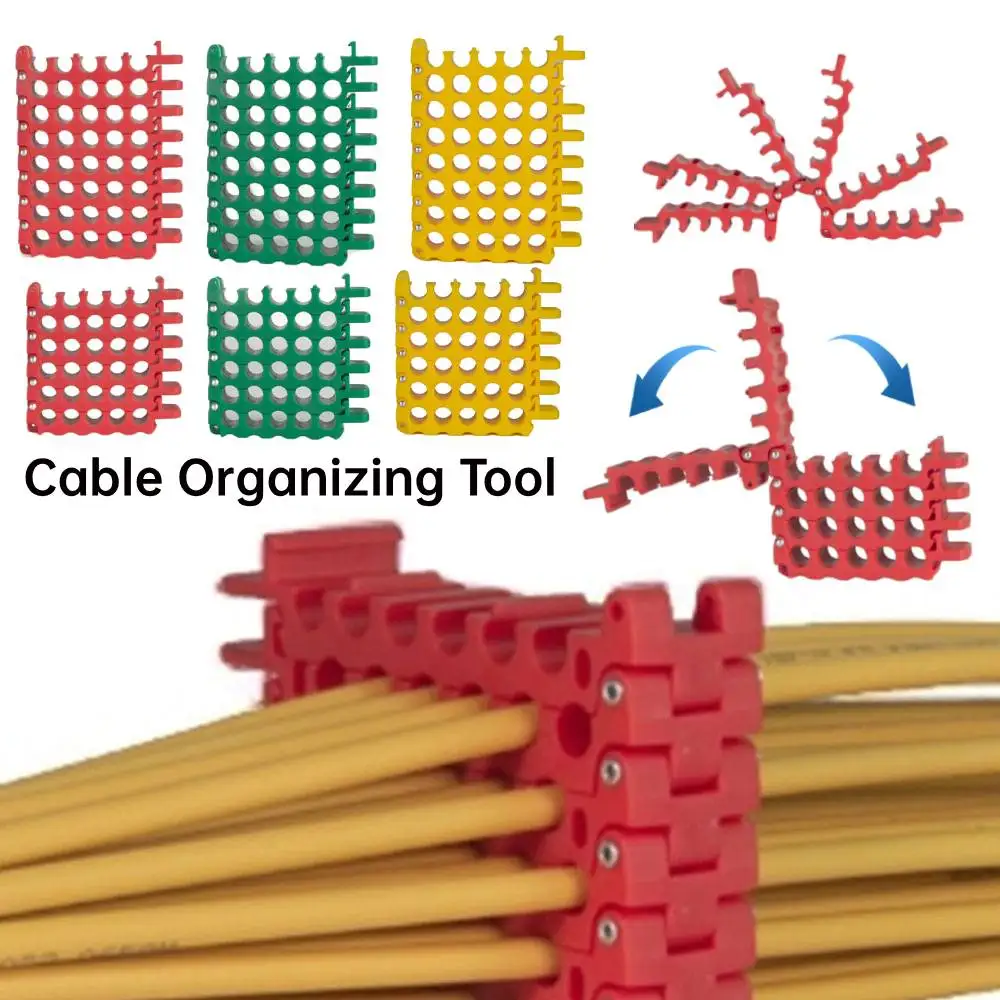 Network Carding Device Cable Comb Fireproof nylonlastic Generic Cabling Category Cat5 And Cat6 Network Cables Laying And Carding