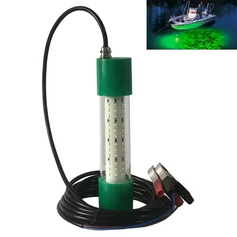 Hot selling green color IP68 LED flash waterproof signal underwater attracting fishing night light