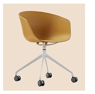 Chaise d'ordinateur domestique simple et moderne, siège de dossier pivotant et créatif pour loisirs