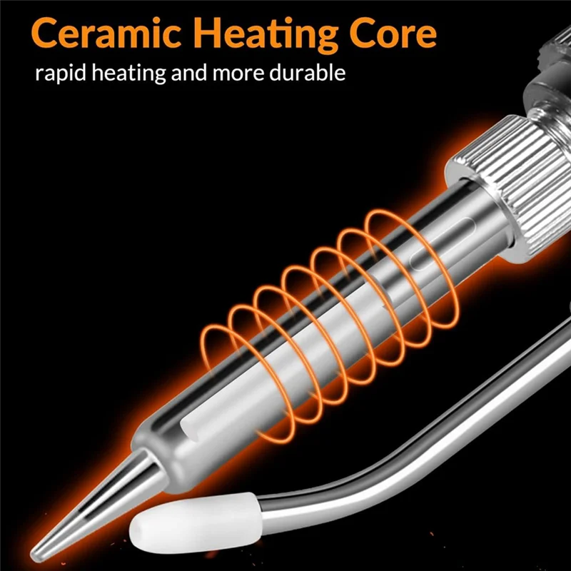 

【Must-Haves】Soldering Iron Kit, 80W 110V Automatic Soldering Tool, Fast Heating Soldering, Suitable For Repair And DIY US Plug