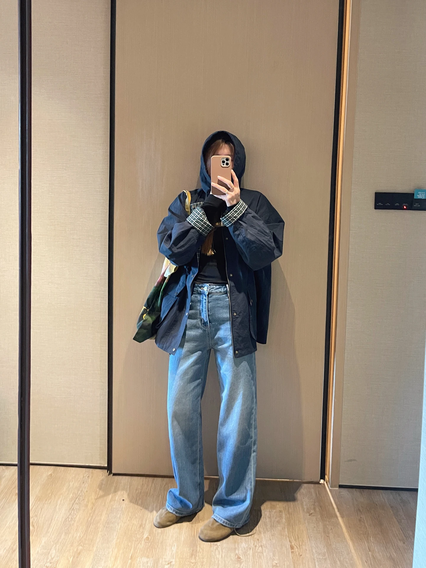 

Женские джинсы с высокой талией, синие, облегающие, прямого кроя, повседневные, с эффектом потертости, весна 2026, новинка, KOGIRL, хлопковый деним